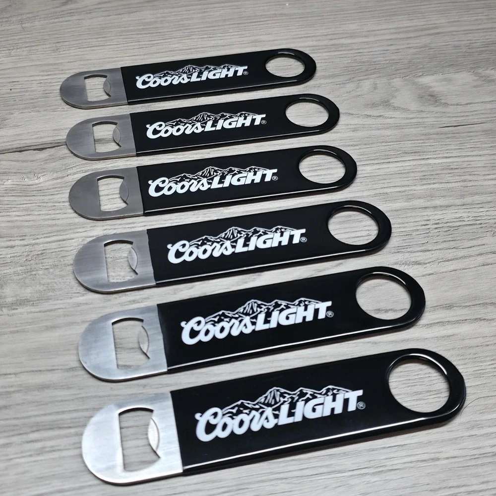 Coors LIGHT Beer Stainless Steel Bottle Openers - Lot Of 6